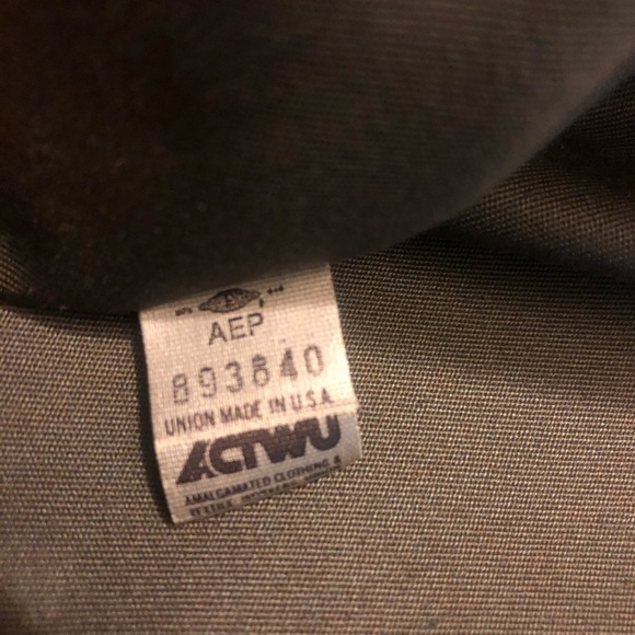 Vintage Men’s London Fog full length Spring Coat Kaki Size 44R - Picture 4 of 6